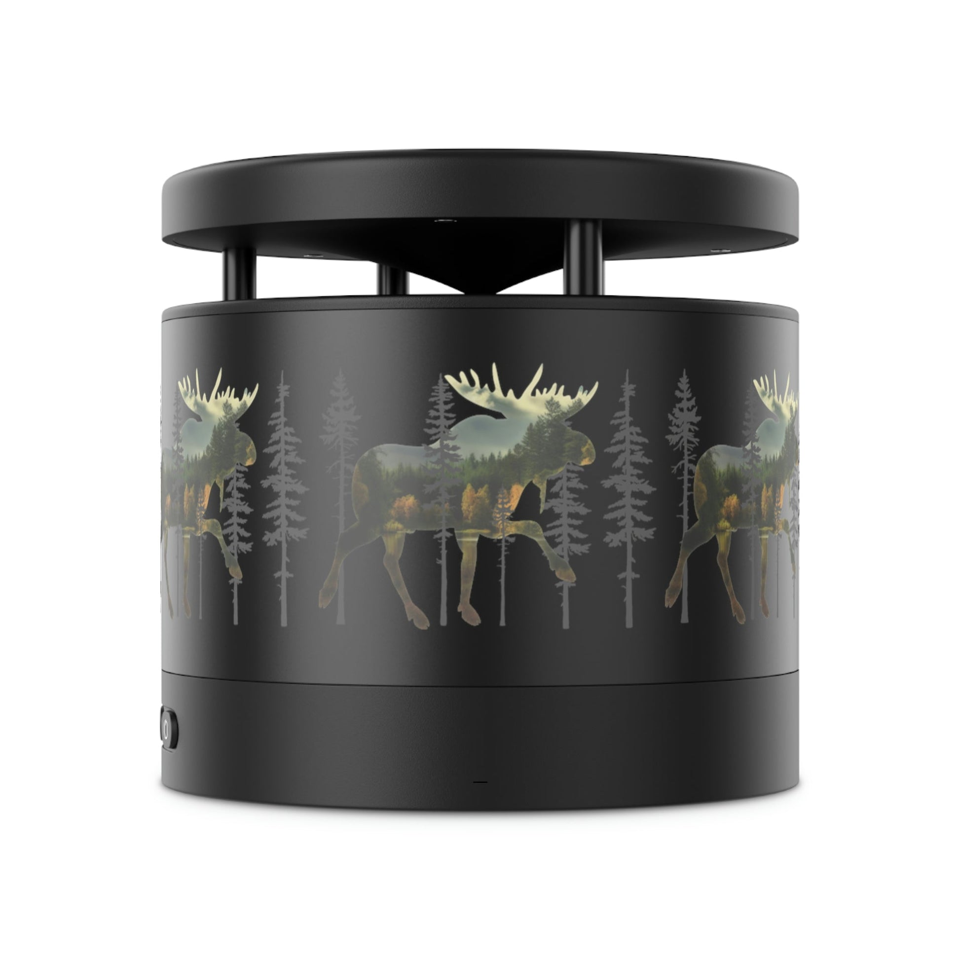 Moose in the Woods Metal Bluetooth Speaker and Wireless Charging Pad