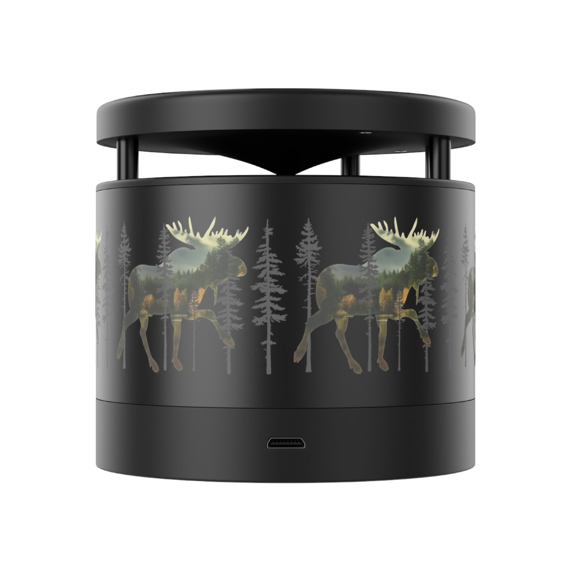 Moose in the Woods Metal Bluetooth Speaker and Wireless Charging Pad