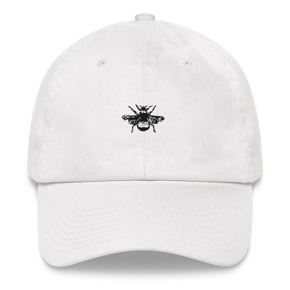 More Options/Bee bumblebee detailed embroidery 100% cotton twill cap hat save the bees insect bug