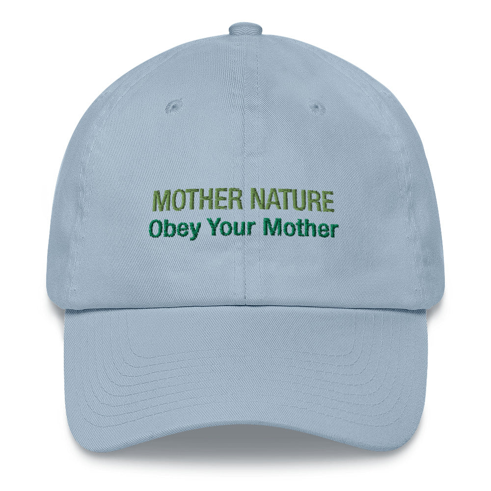 Mother Nature Hat - Obey Your Mother | You know a climate activist that will love this nature hat