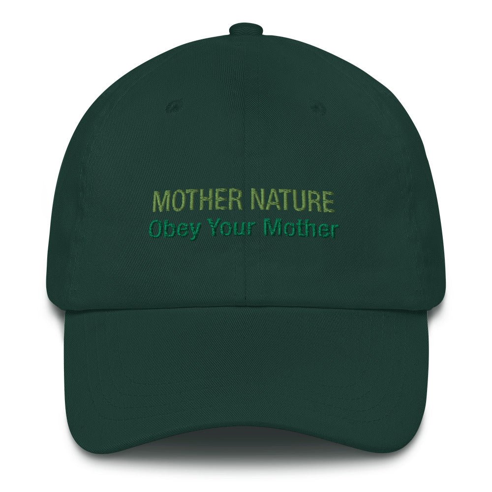 Mother Nature Hat - Obey Your Mother | You know a climate activist that will love this nature hat