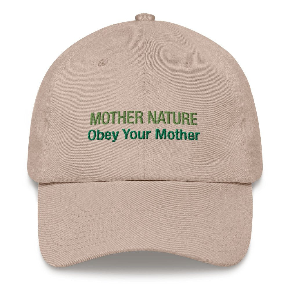 Mother Nature Hat - Obey Your Mother | You know a climate activist that will love this nature hat
