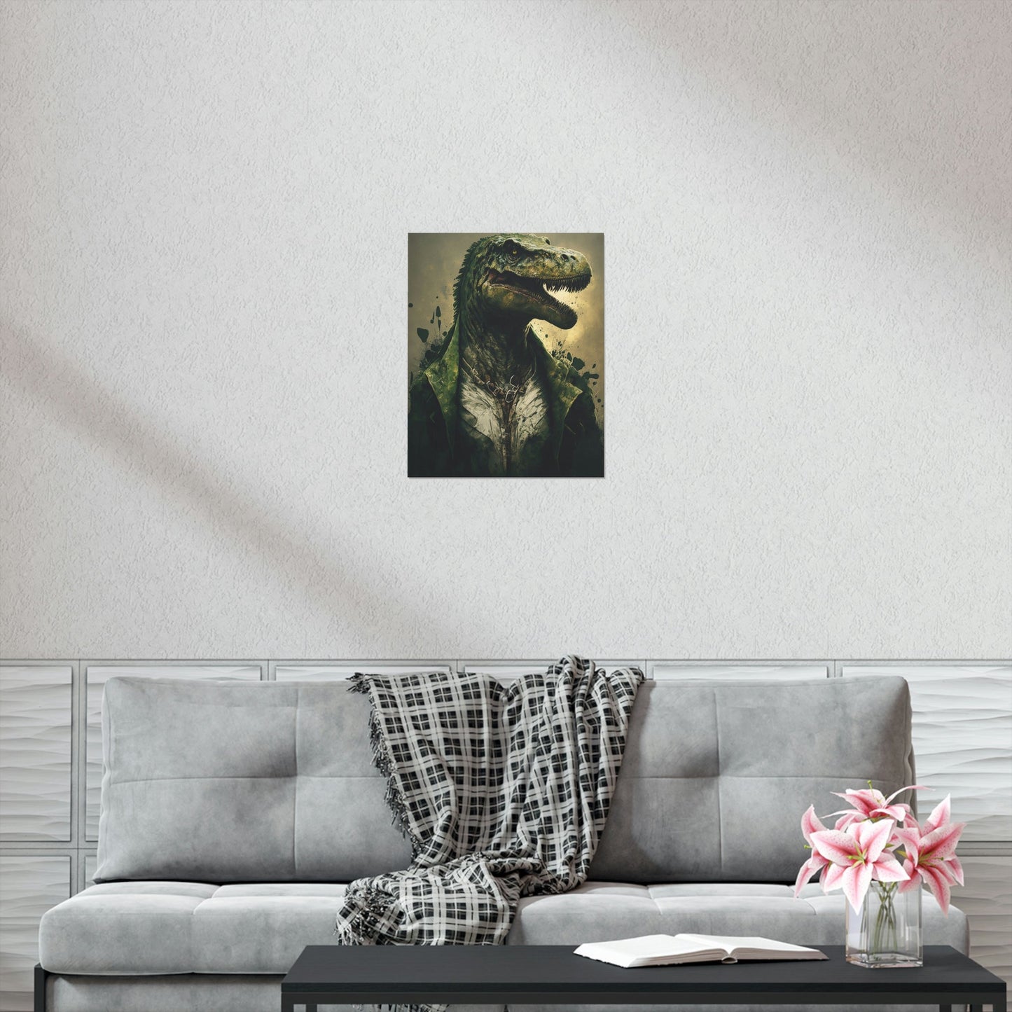 Mr. Dinosaur Princess Premium Matte Vertical Posters