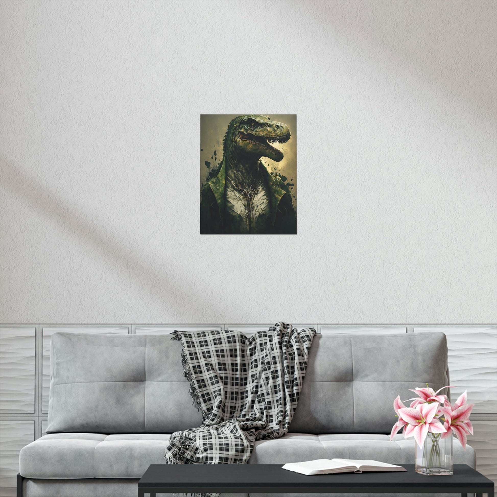 Mr. Dinosaur Princess Premium Matte Vertical Posters