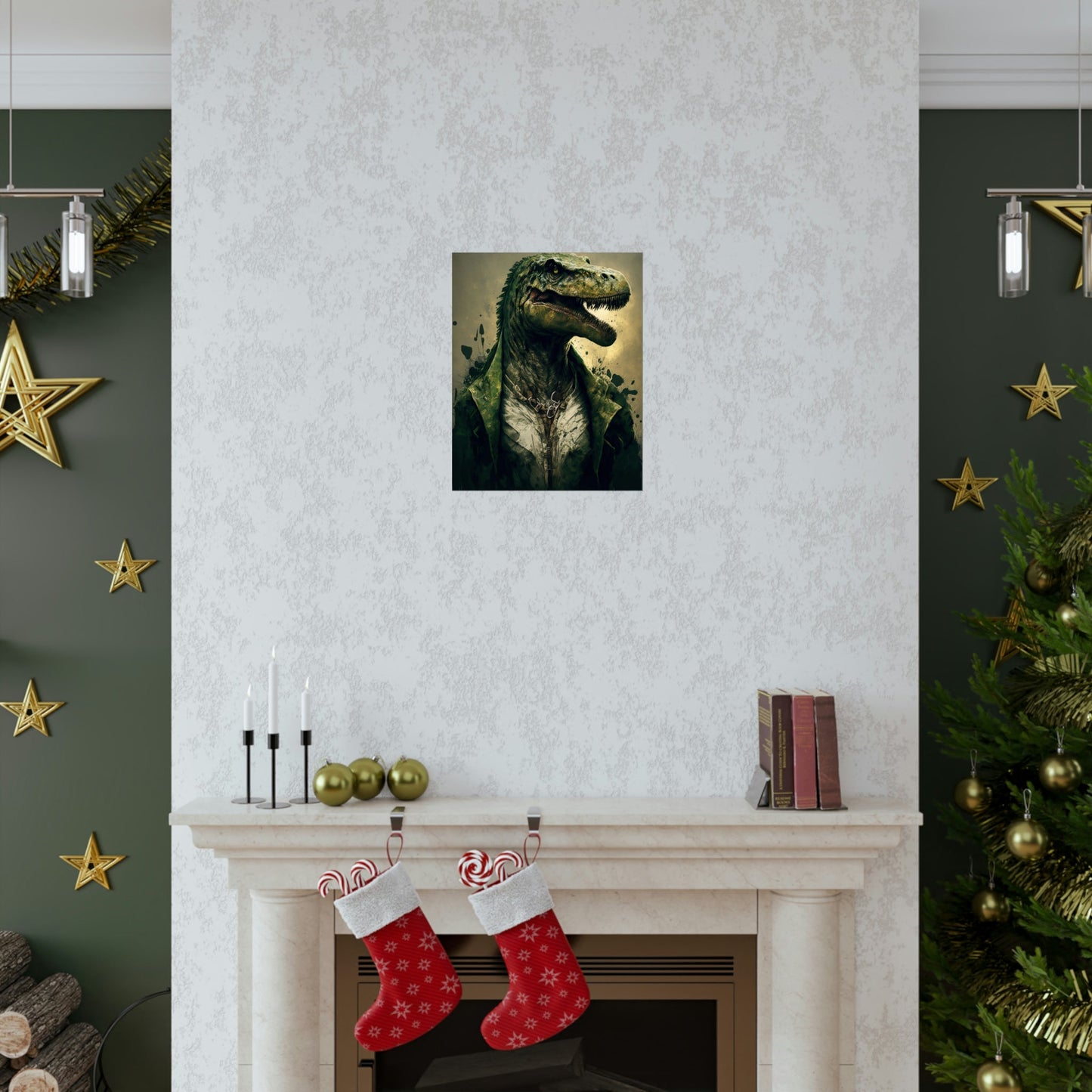 Mr. Dinosaur Princess Premium Matte Vertical Posters