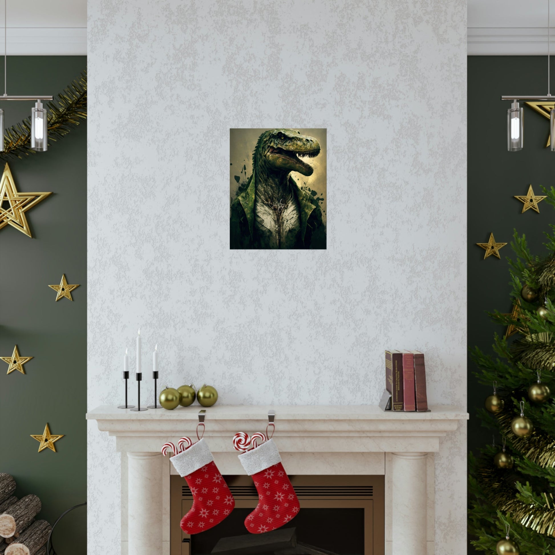 Mr. Dinosaur Princess Premium Matte Vertical Posters