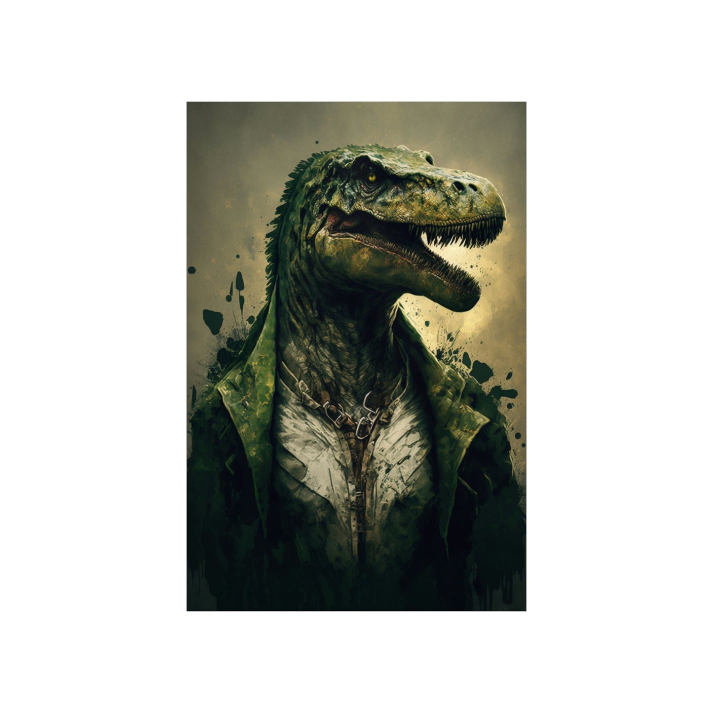 Mr. Dinosaur Princess Premium Matte Vertical Posters