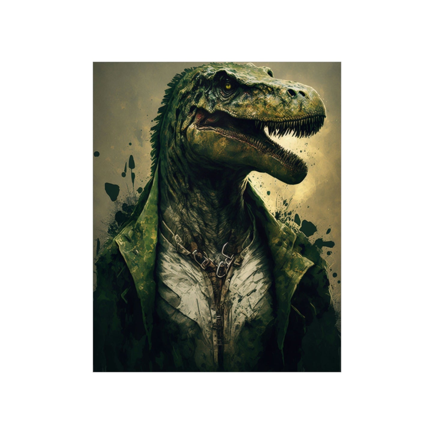 Mr. Dinosaur Princess Premium Matte Vertical Posters