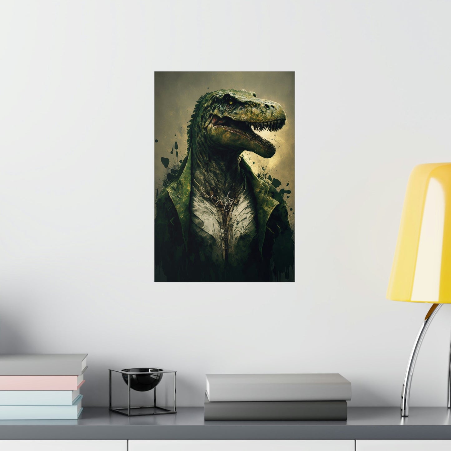 Mr. Dinosaur Princess Premium Matte Vertical Posters