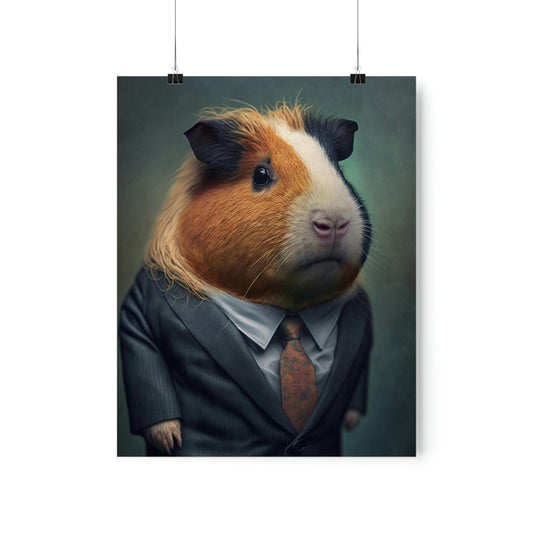 Mr. Guinea Pig Premium Matte Vertical Posters