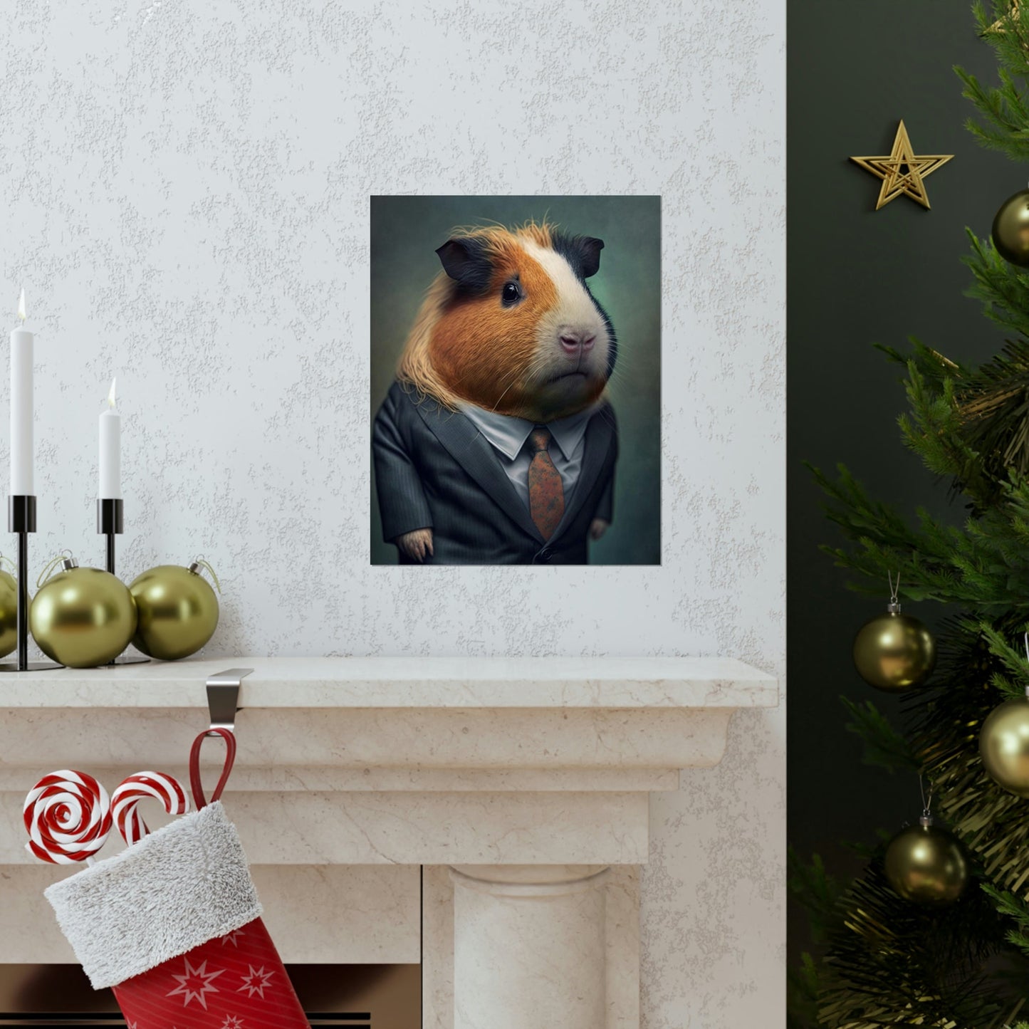 Mr. Guinea Pig Premium Matte Vertical Posters