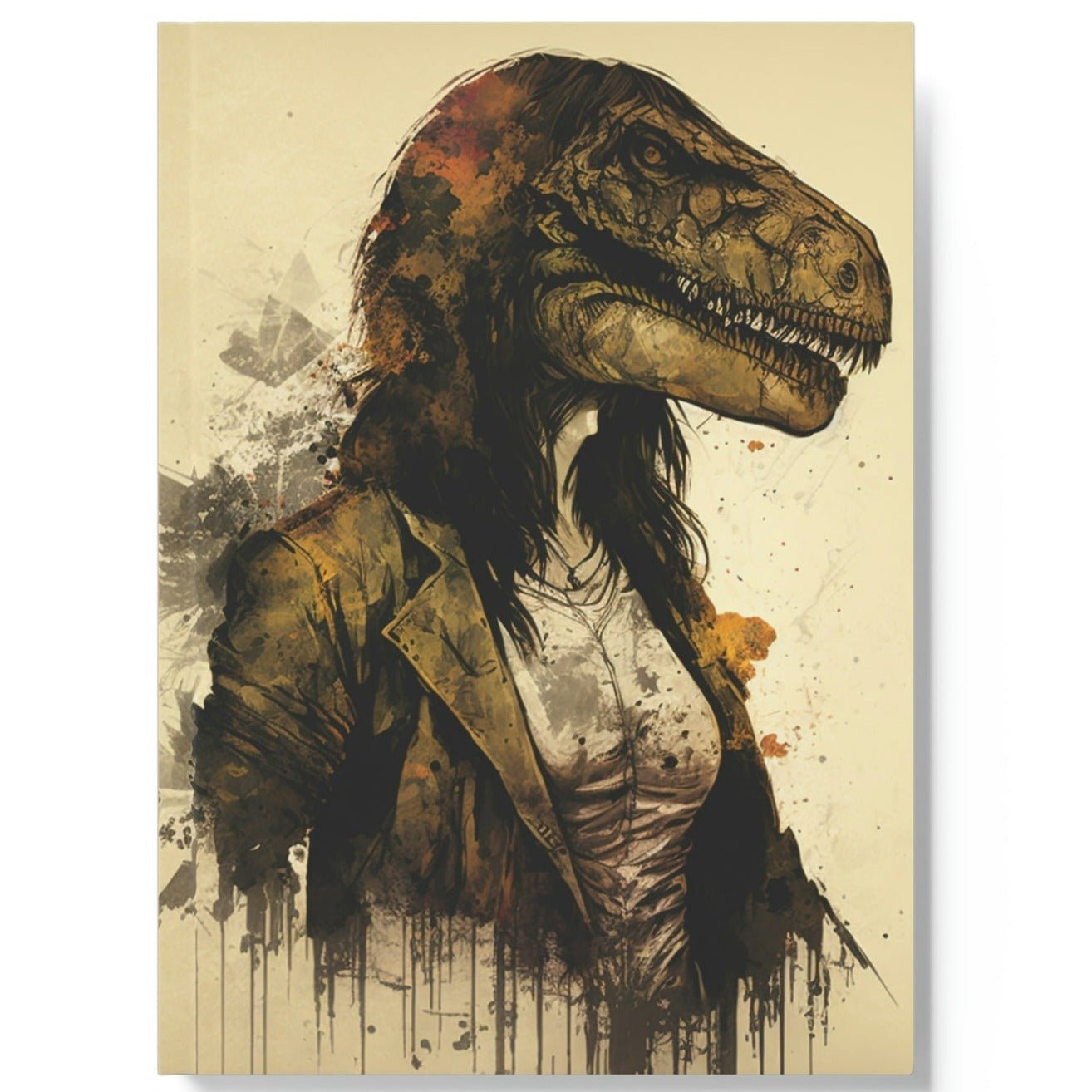 Ms. T-Rex Hard Backed Journal