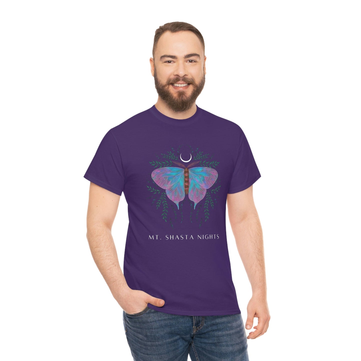 Mt. Shasta Nights Heavy Cotton Tee