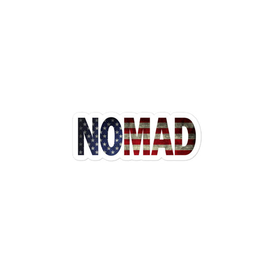 Nomad American Flag Bubble-Free Stickers