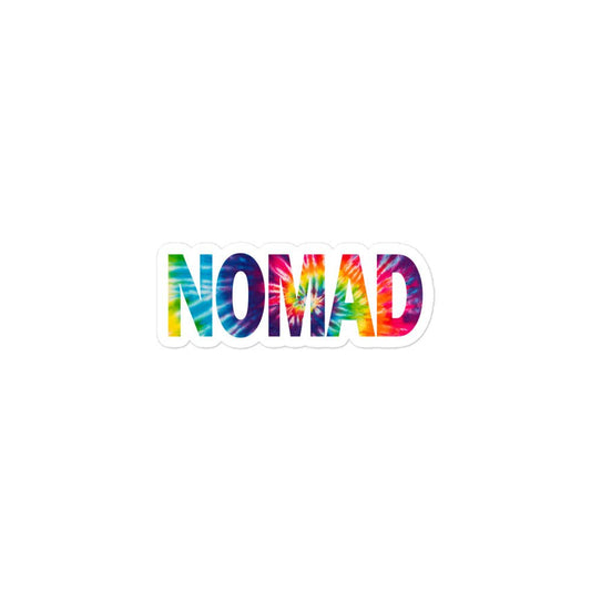 Nomad Tye Dye Bubble-Free Stickers