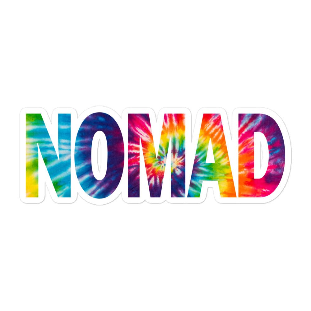 Nomad Tye Dye Bubble-Free Stickers
