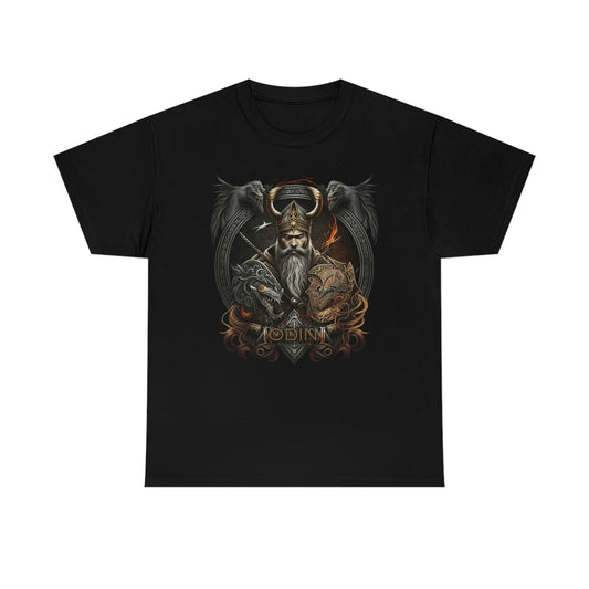 Norse God Odin Cotton T-Shirt