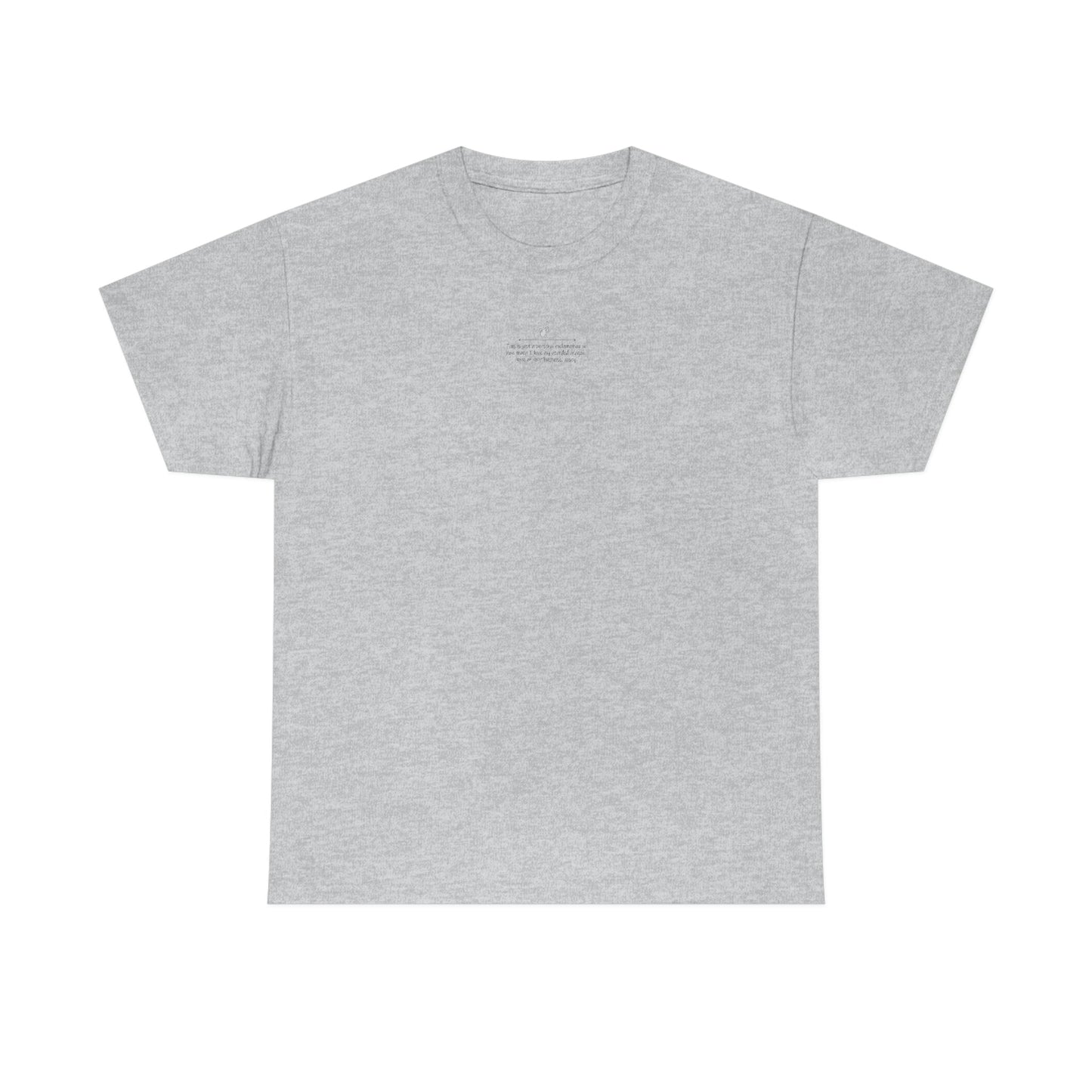 Nosey Bearded Dragon Heavy Cotton T-Shirt