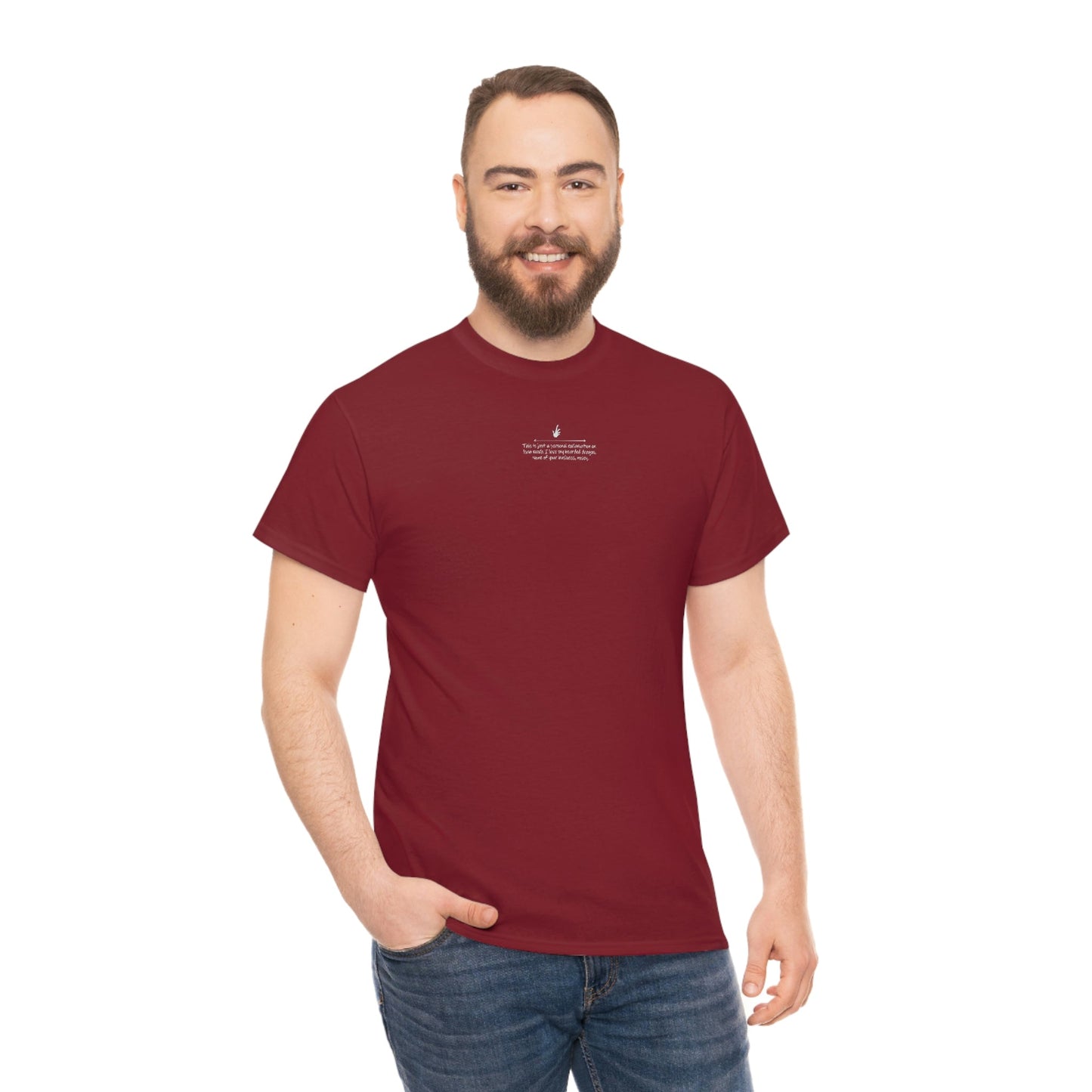 Nosey Bearded Dragon II Heavy Cotton T-Shirt