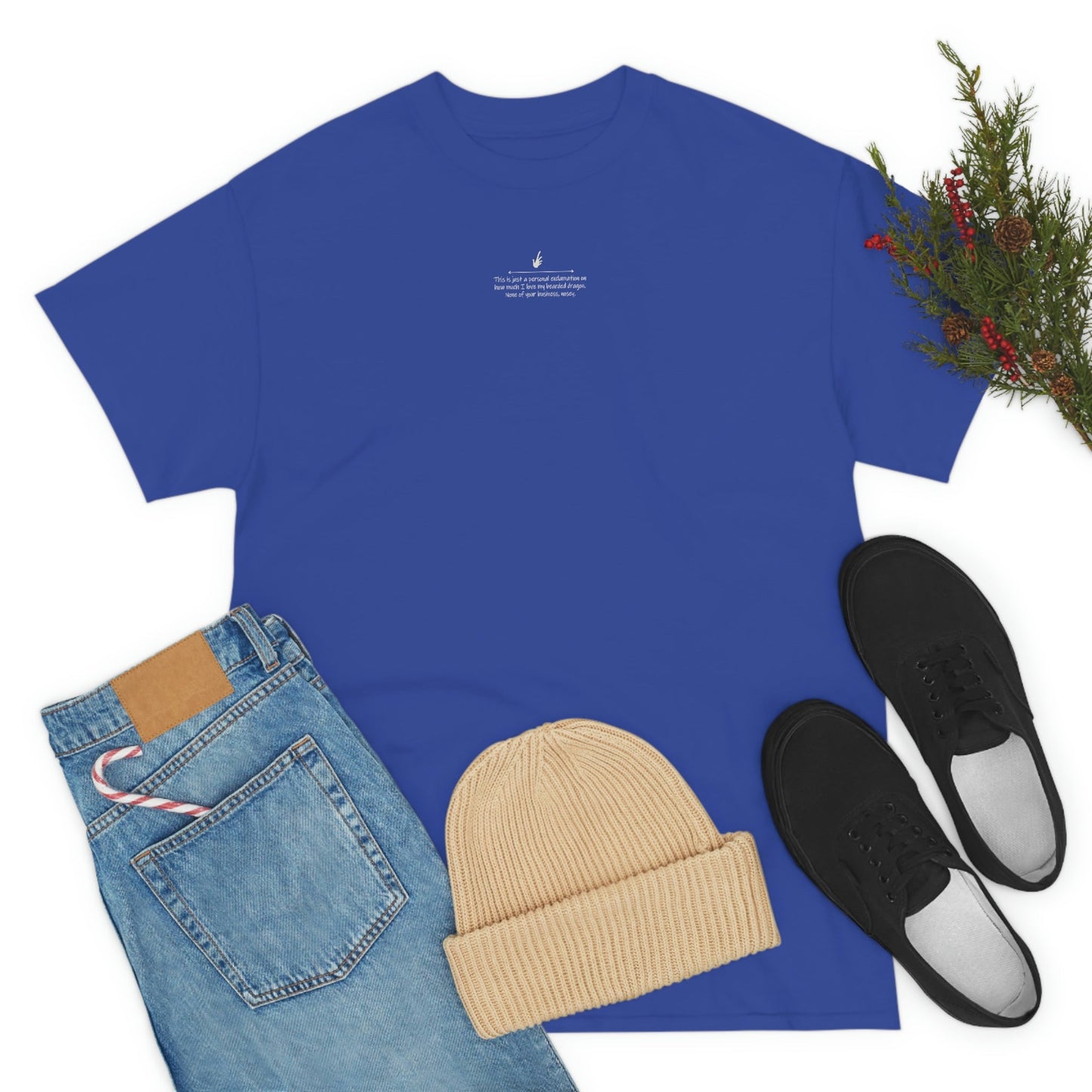 Nosey Bearded Dragon II Heavy Cotton T-Shirt