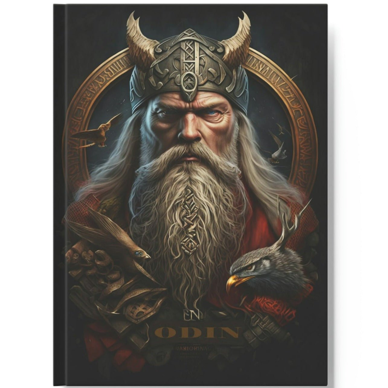 Oden the God Notebook - God of War - Hard Backed Journal