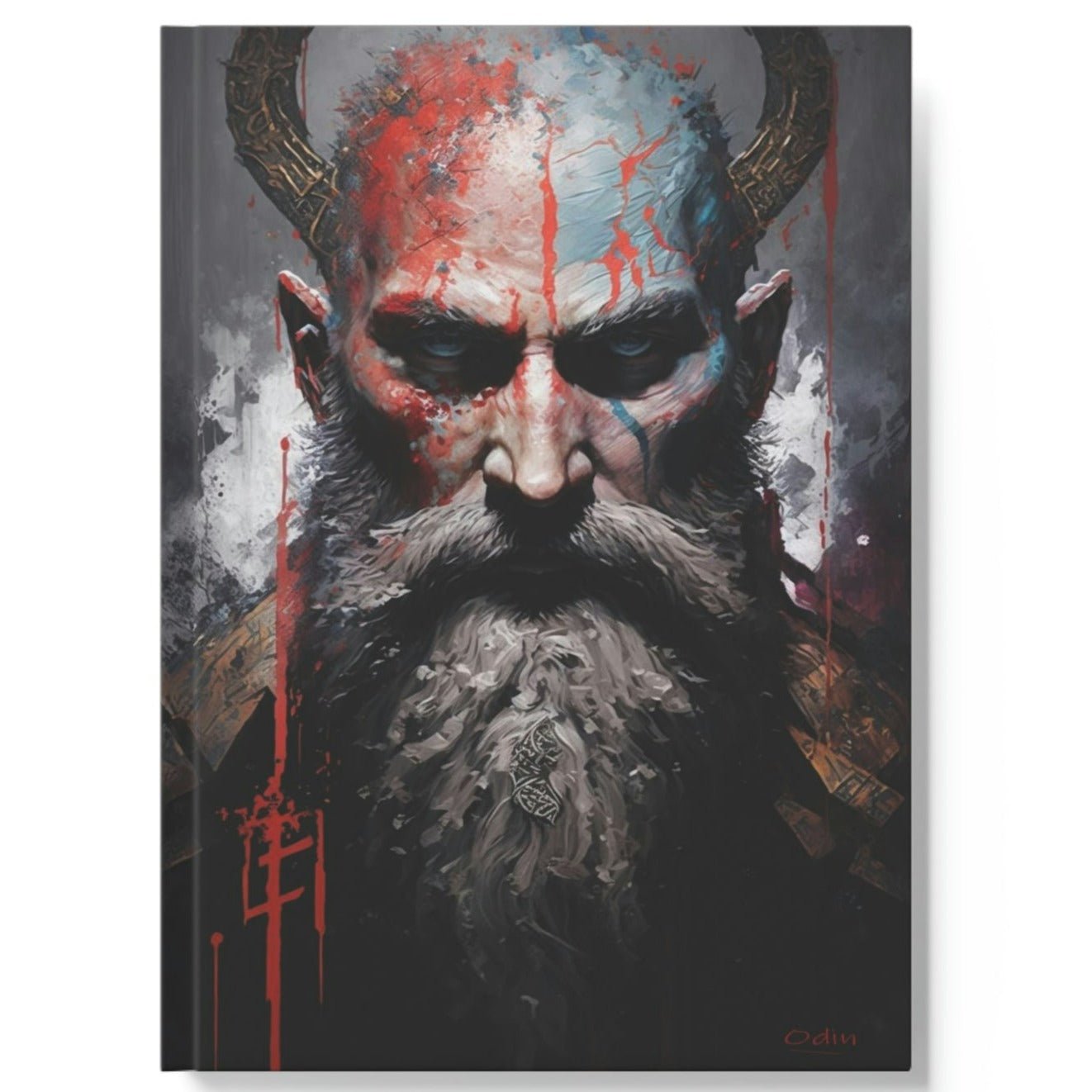 Oden the God Notebook - Grunge - Hard Backed Journal