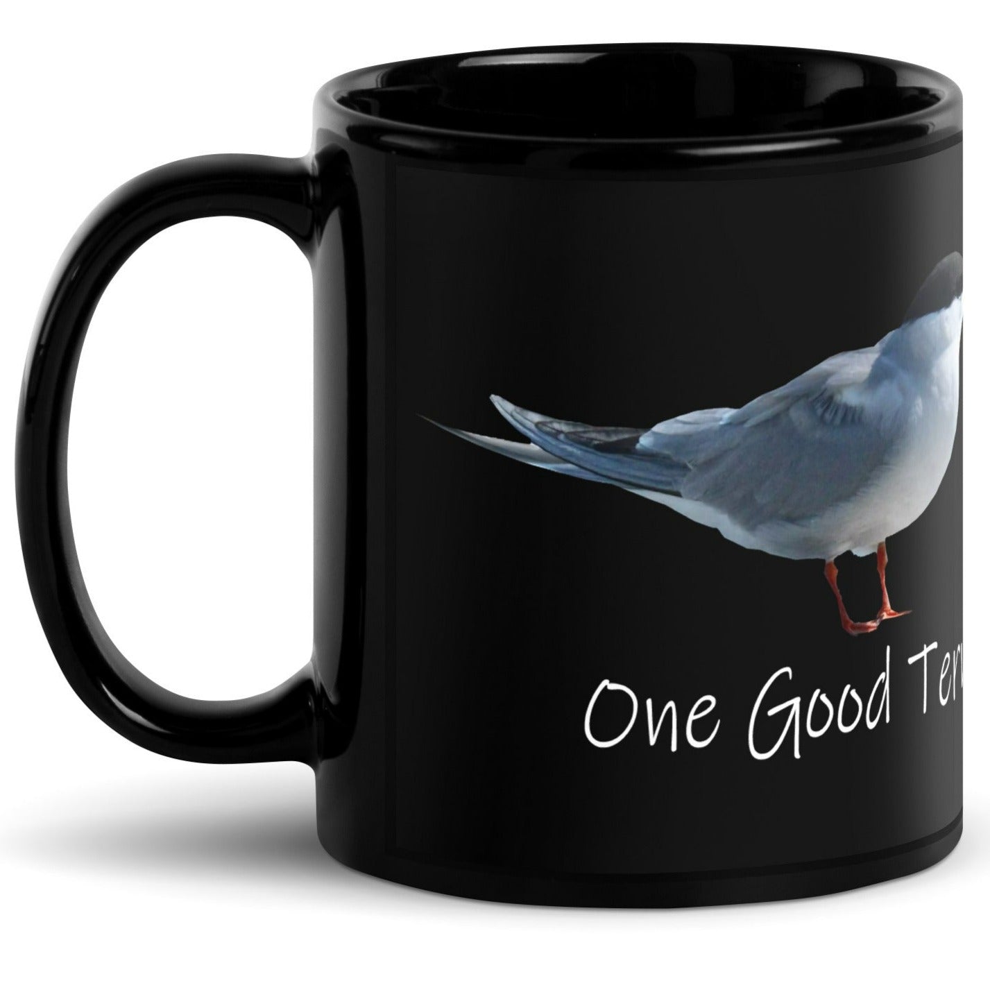 One Good Tern Deserves Another Black Glossy Mug