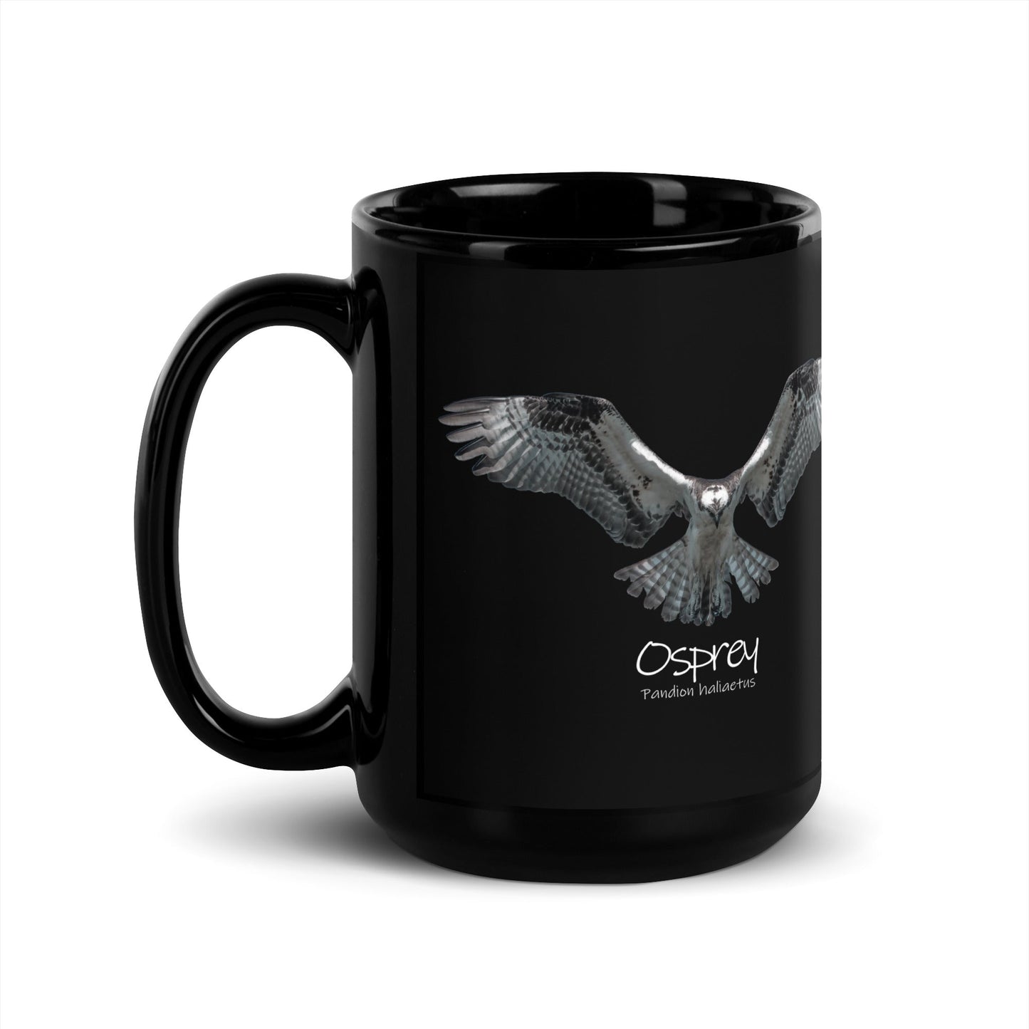 Osprey Hover Black Glossy Mug