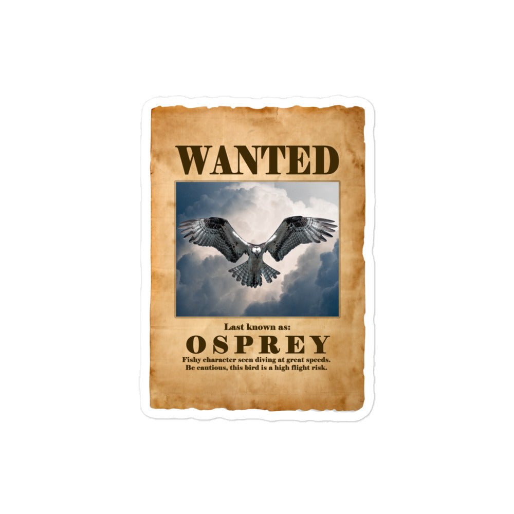 Osprey Hover Bubble-Free Stickers