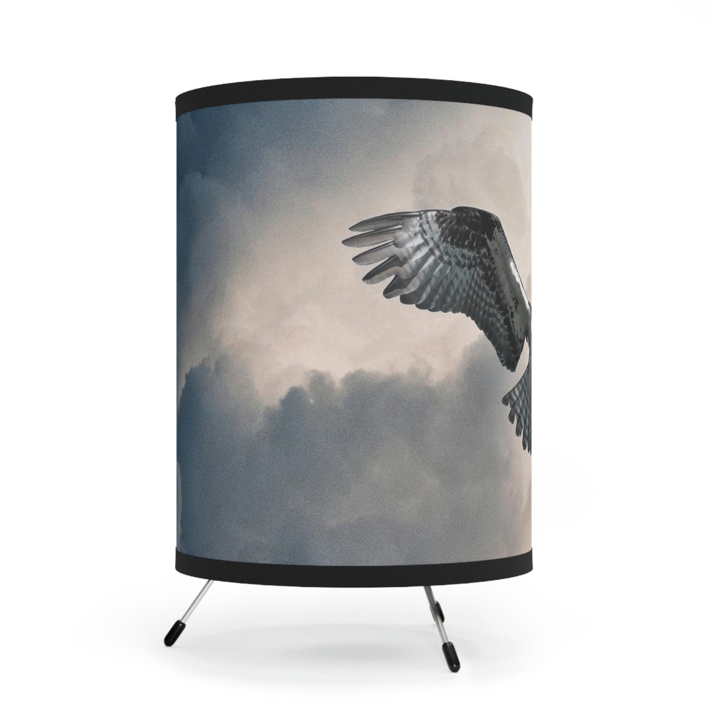 Osprey Tripod Lamp with High-Res Printed Shade, USCA plug