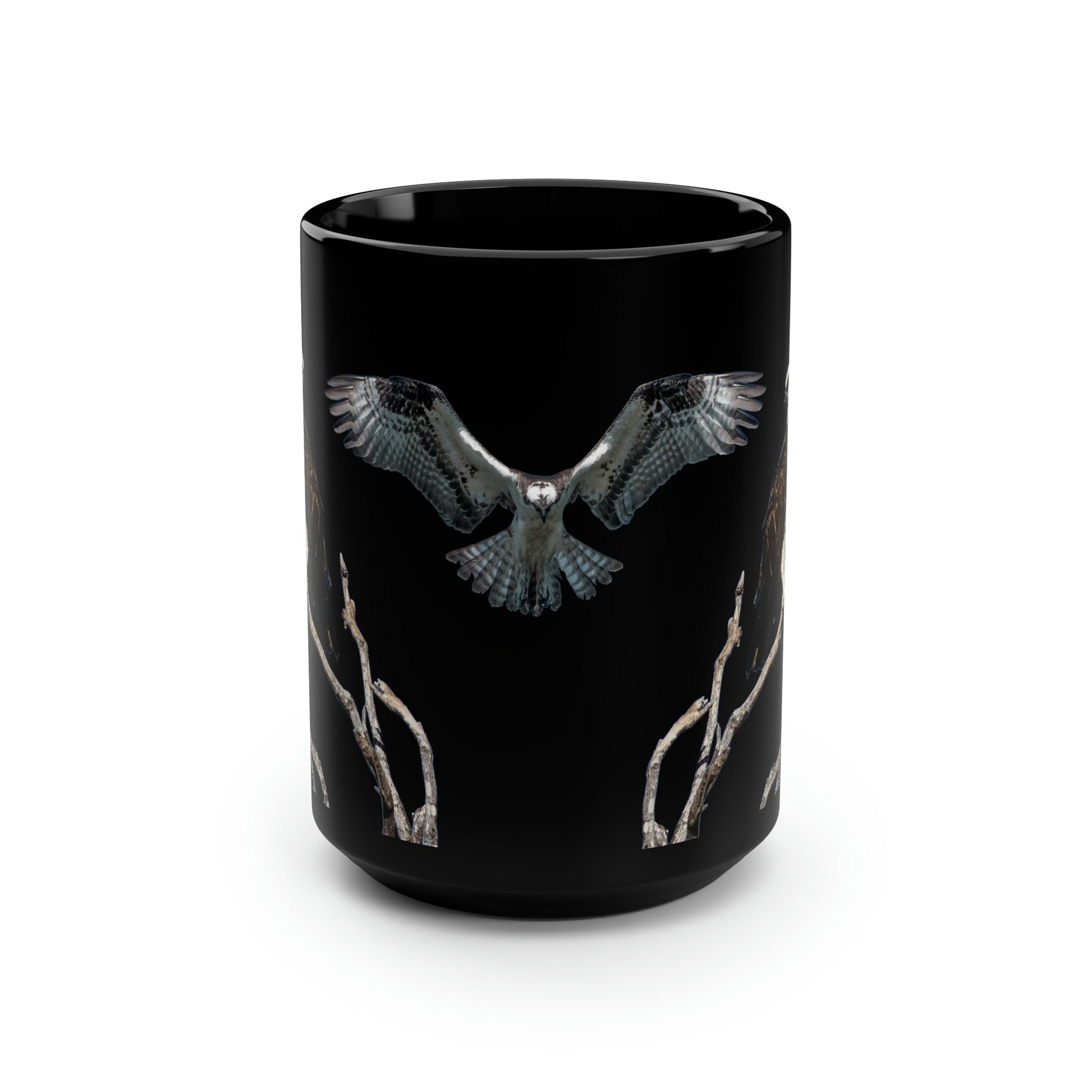 Ospreys Black Mug, 15oz