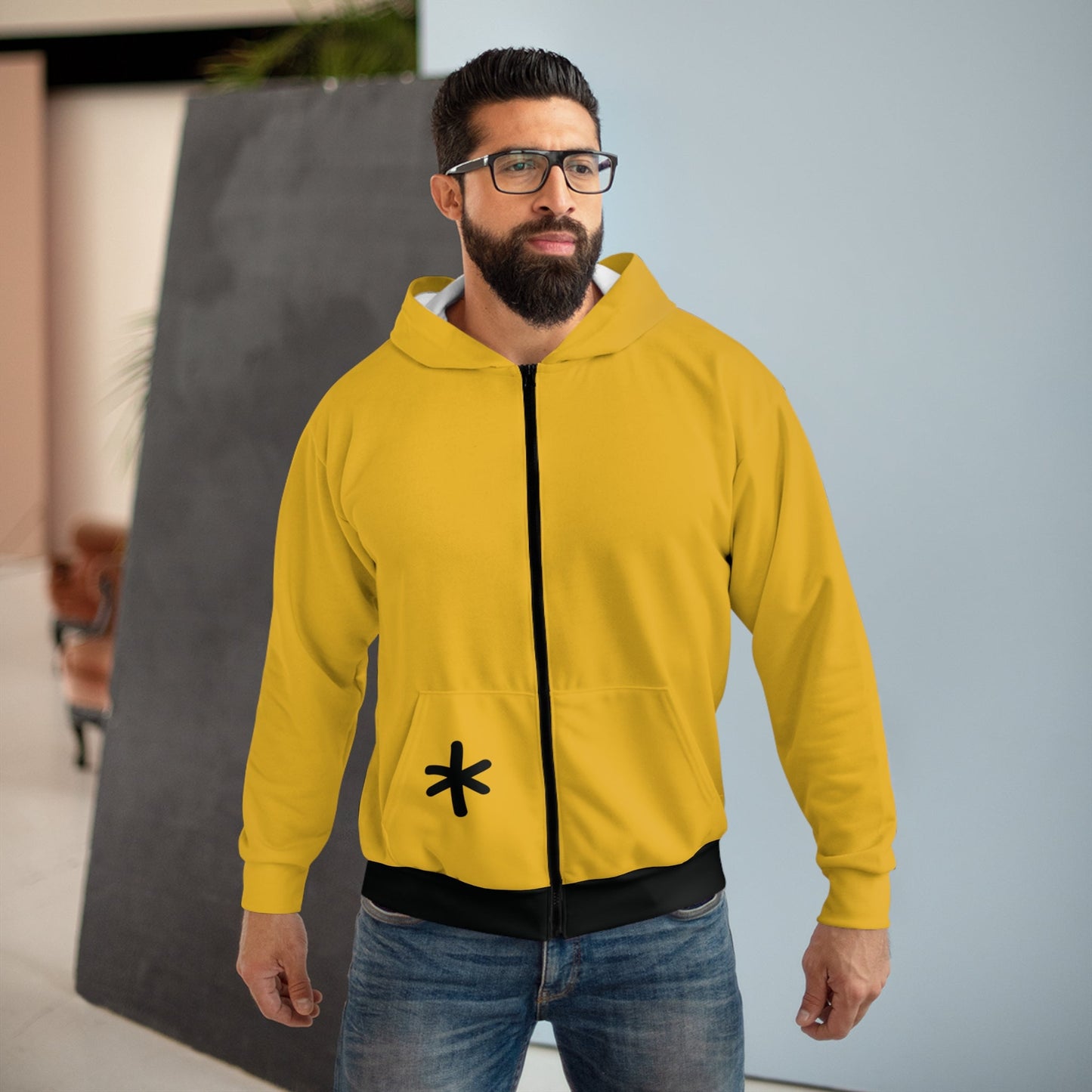 *Paris Unisex Zip Hoodie (AOP)