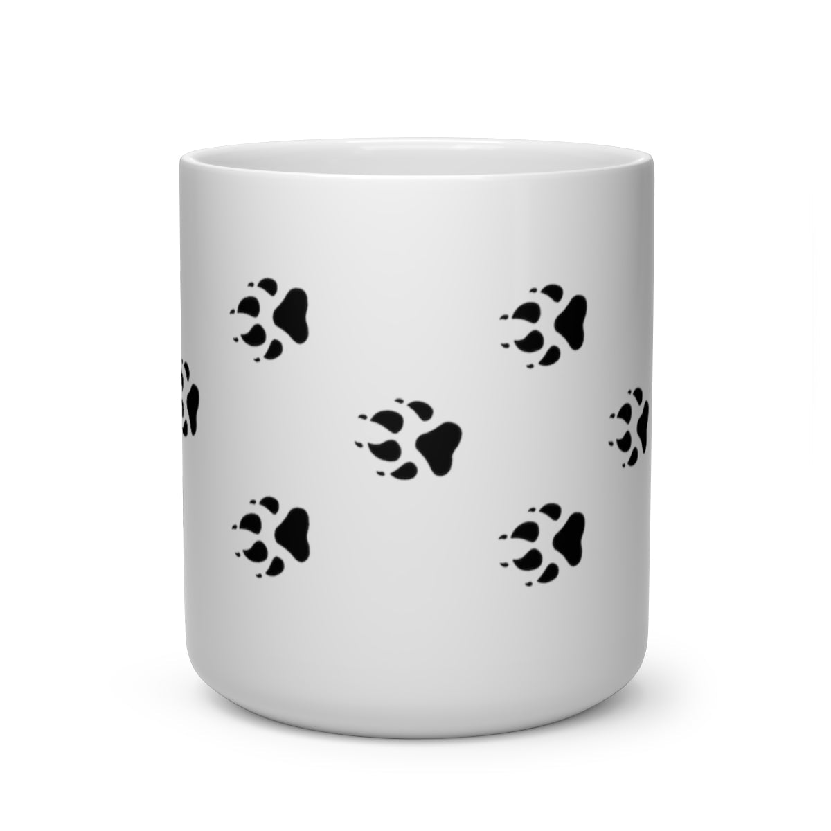 Paw Print Heart Shape Mug