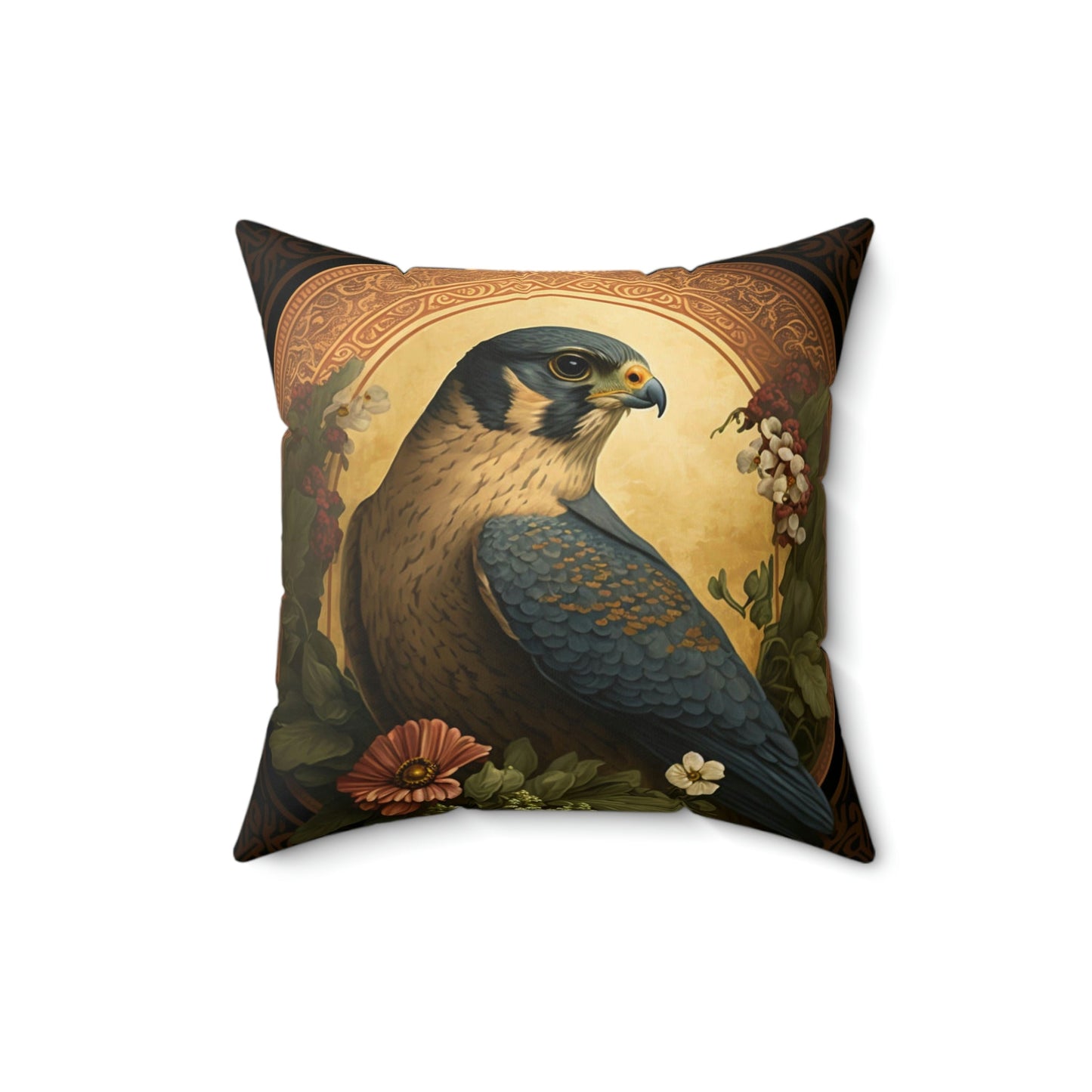 Peregrine Falcon I Square Pillow
