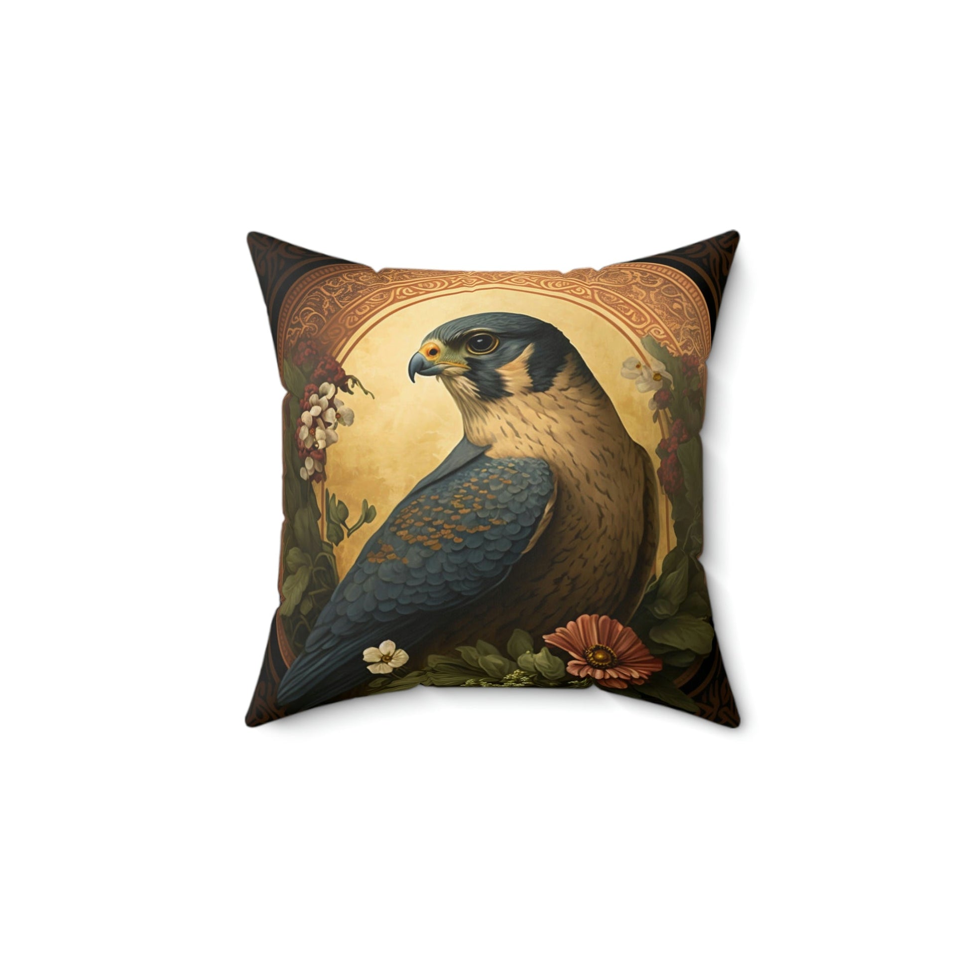 Peregrine Falcon I Square Pillow