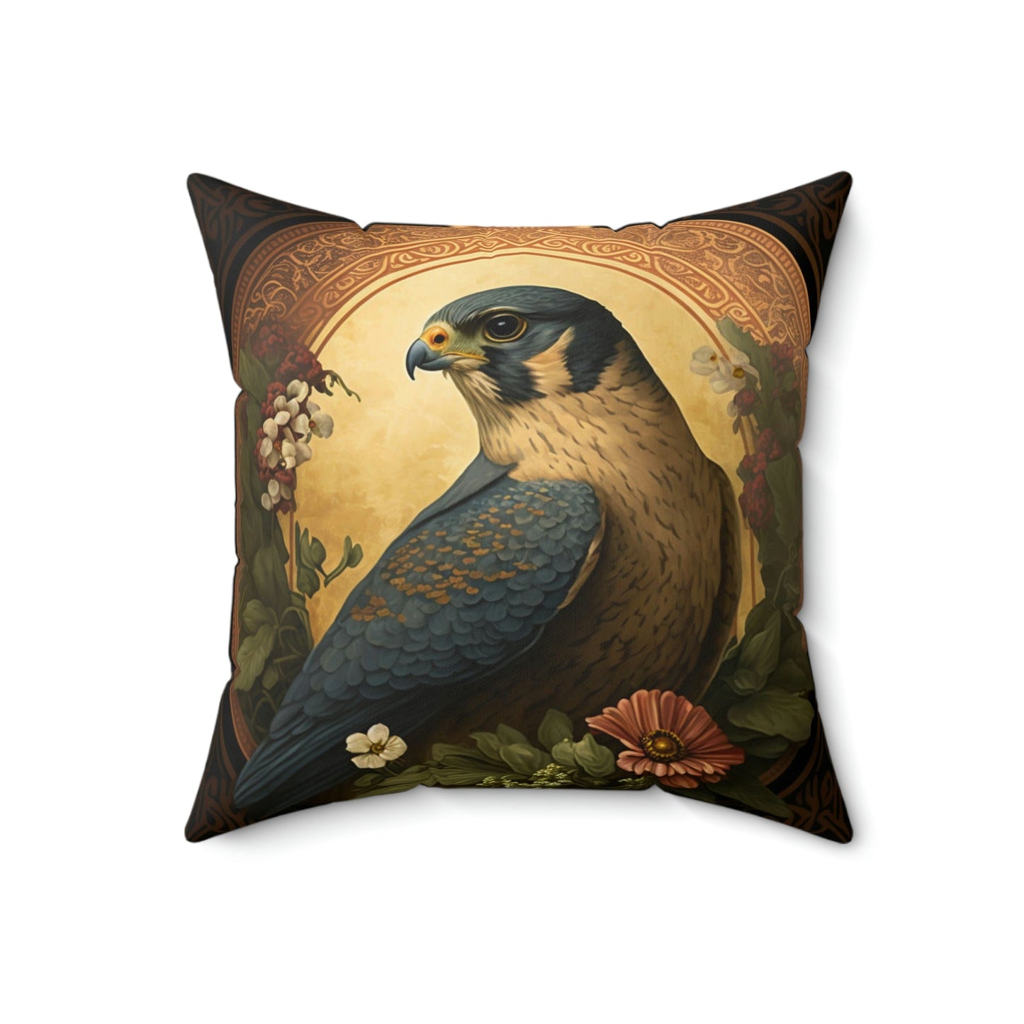 Peregrine Falcon I Square Pillow
