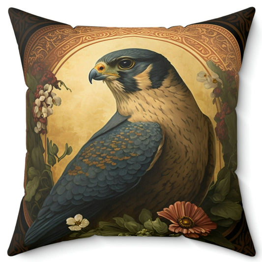 Peregrine Falcon I Square Pillow