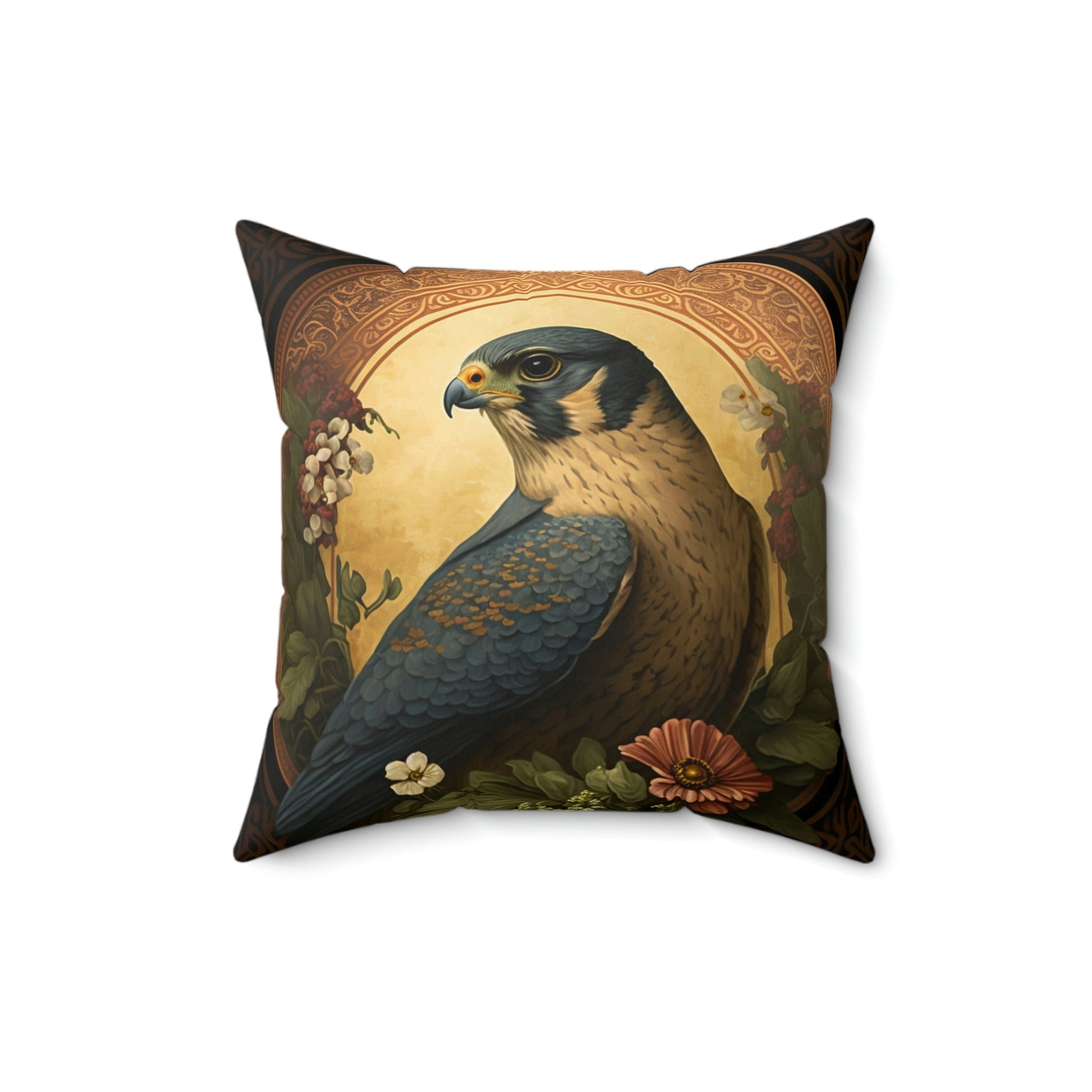 Peregrine Falcon I Square Pillow