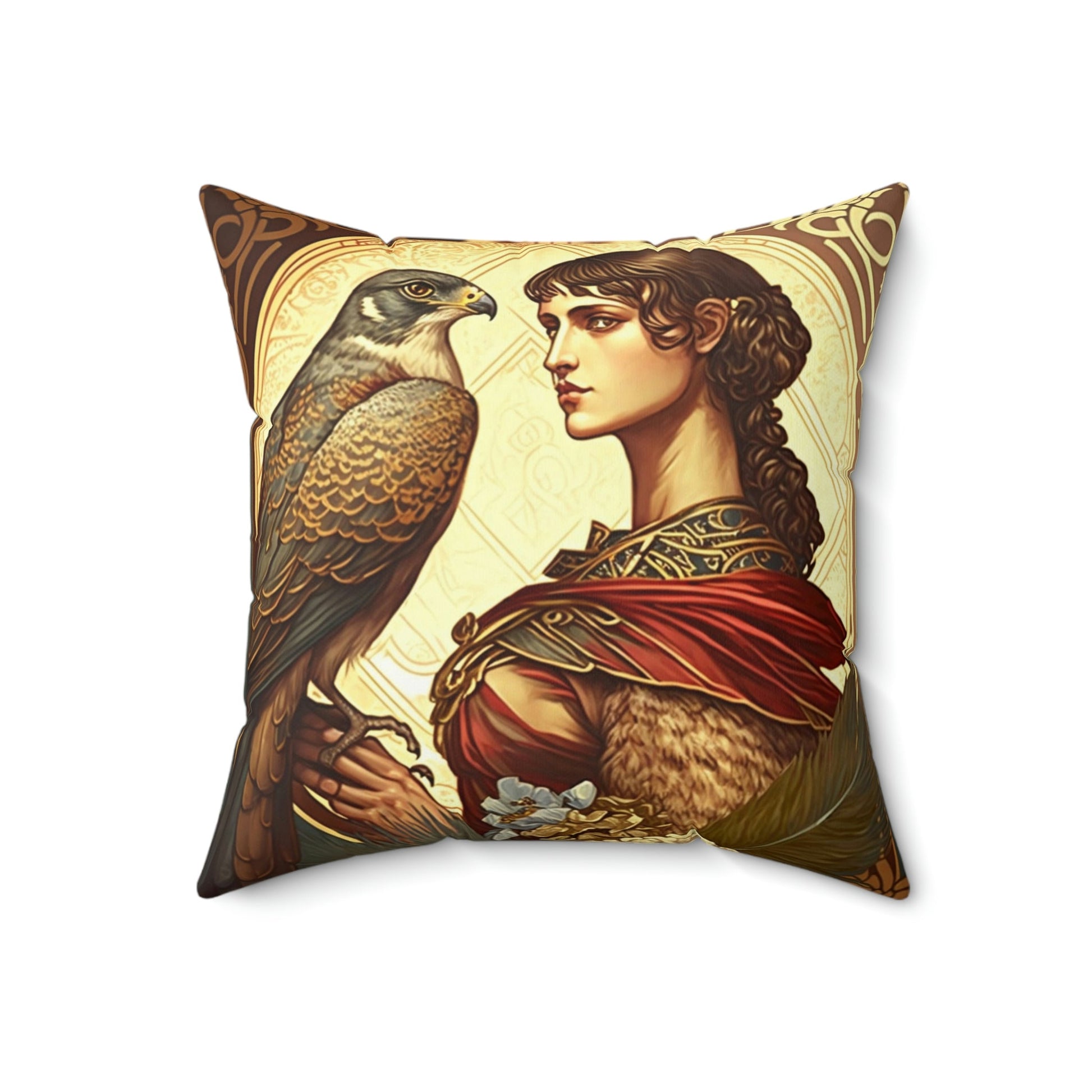 Peregrine Falcon II Square Pillow