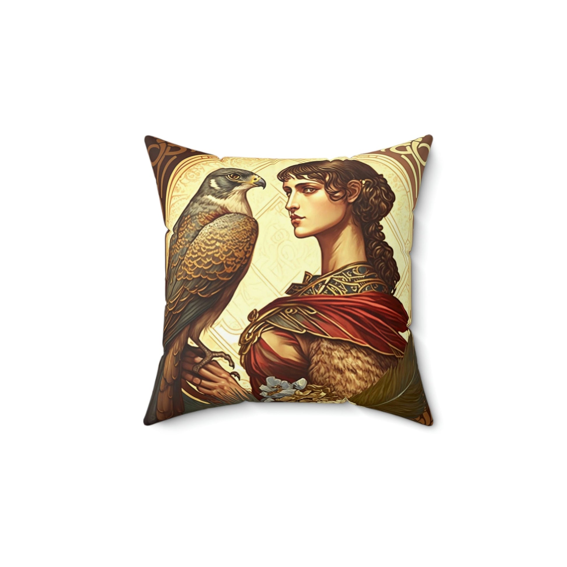 Peregrine Falcon II Square Pillow