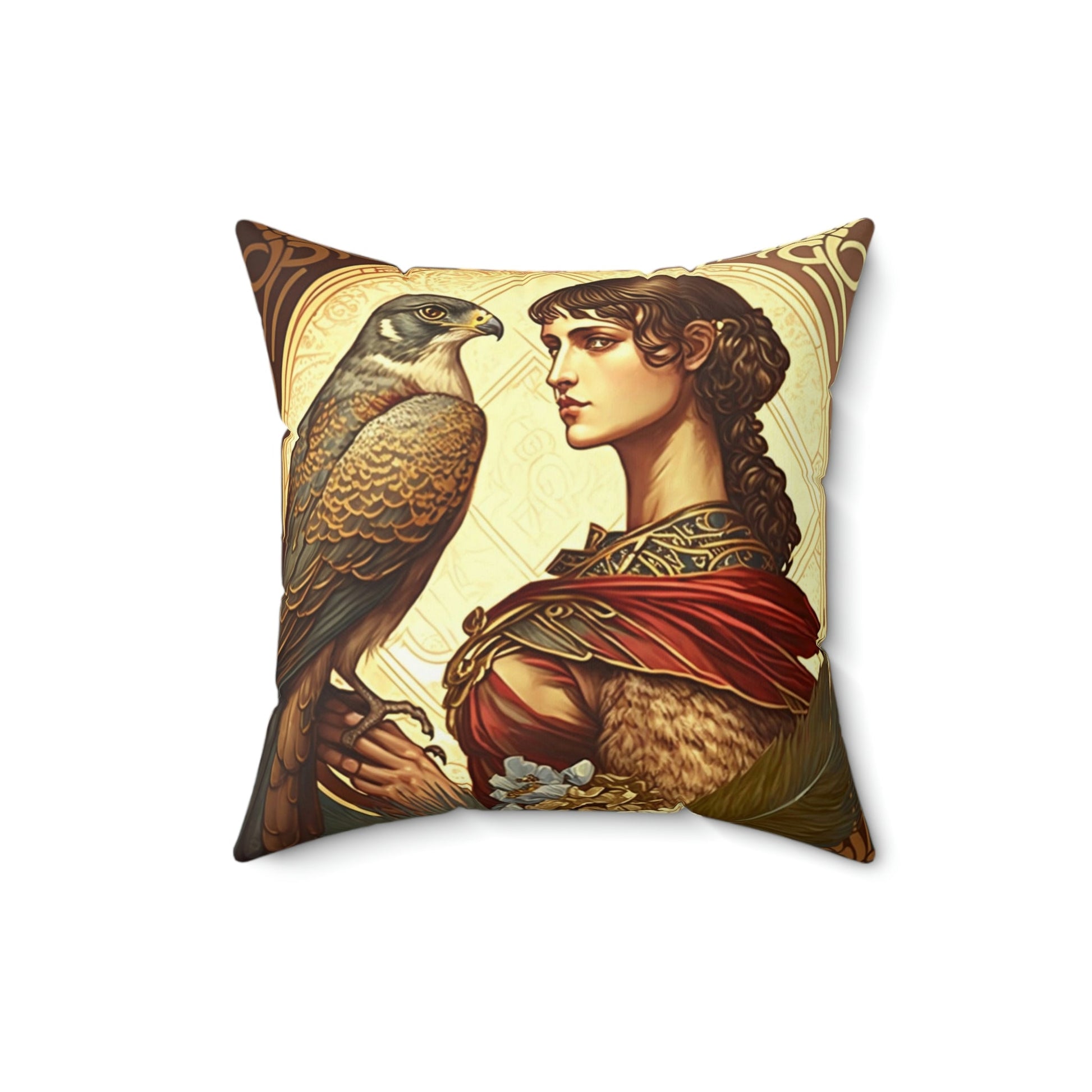 Peregrine Falcon II Square Pillow