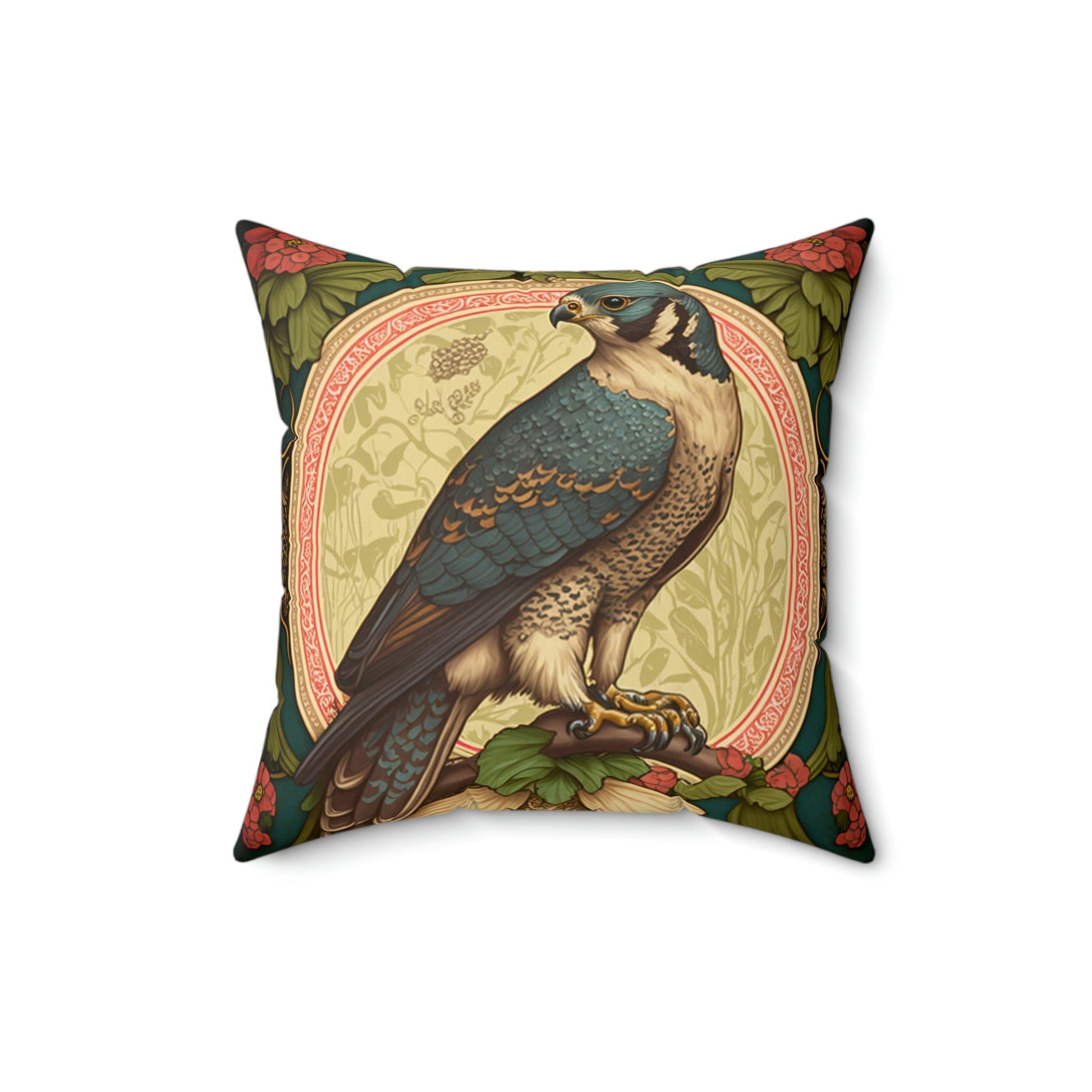 Peregrine Falcon III Square Pillow