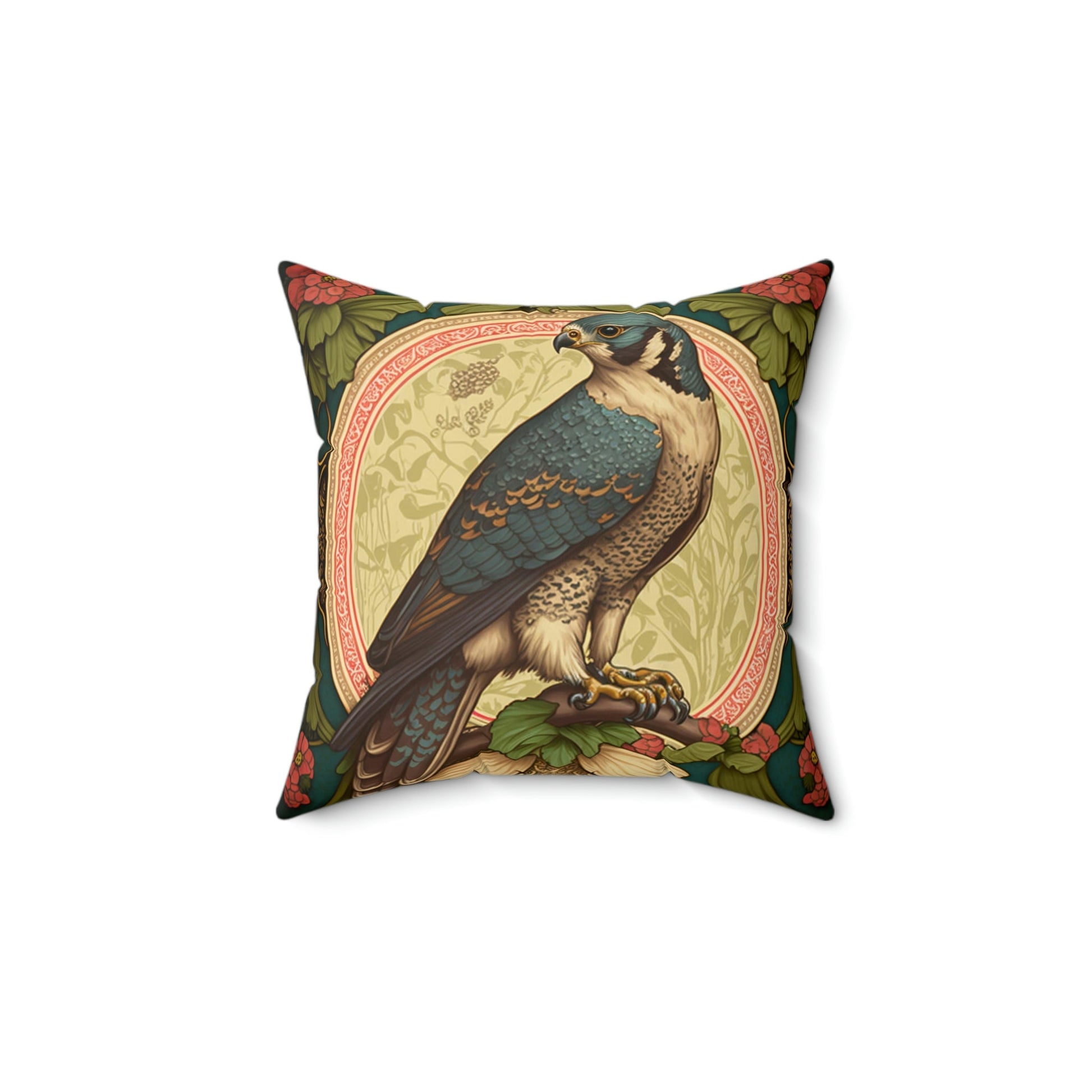 Peregrine Falcon III Square Pillow