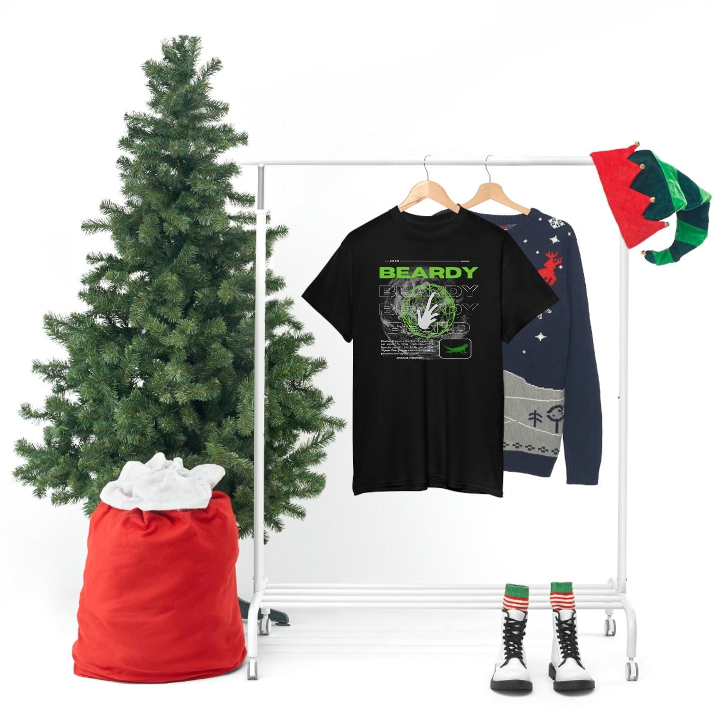 Perspective Beardy II Heavy Cotton T-Shirt