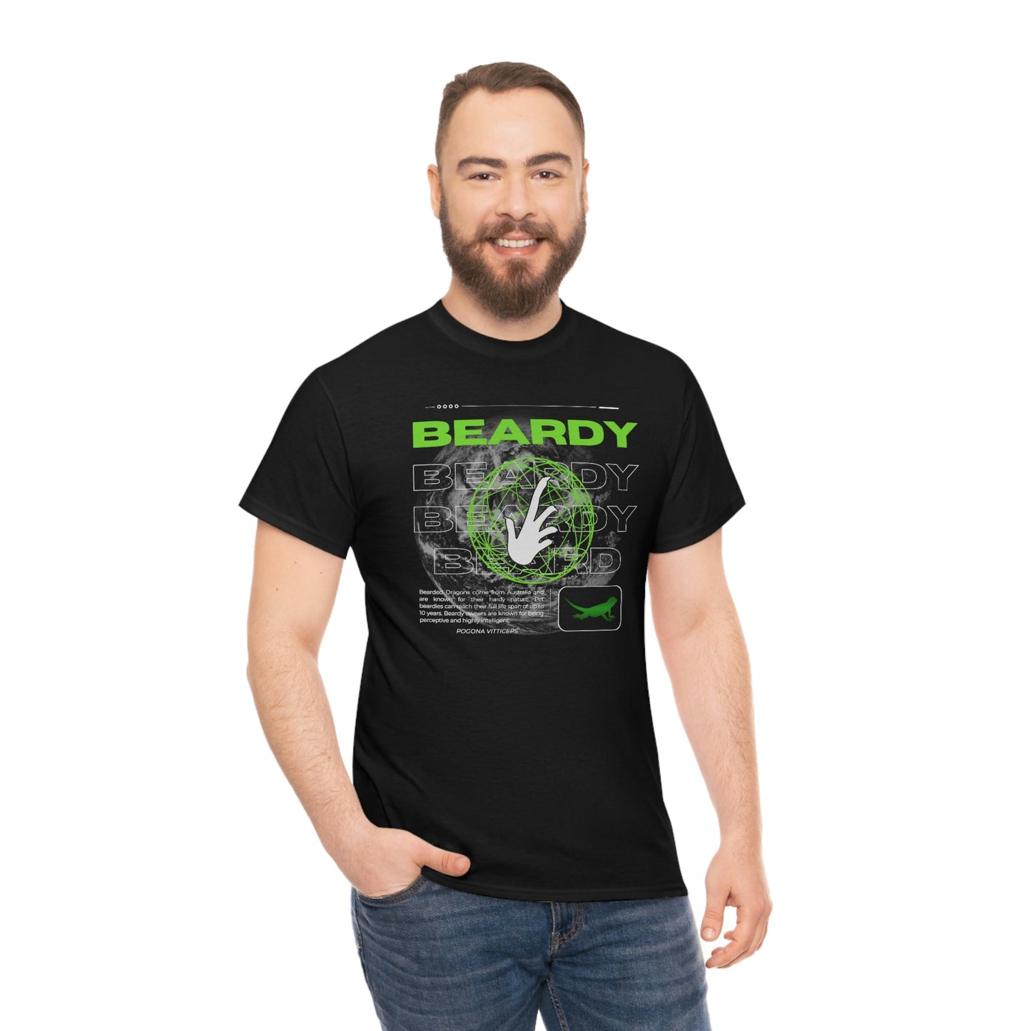 Perspective Beardy II Heavy Cotton T-Shirt