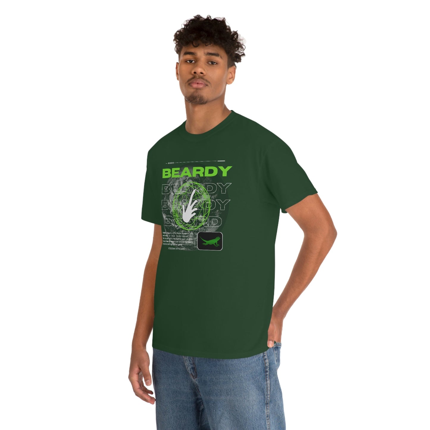 Perspective Beardy II Heavy Cotton T-Shirt
