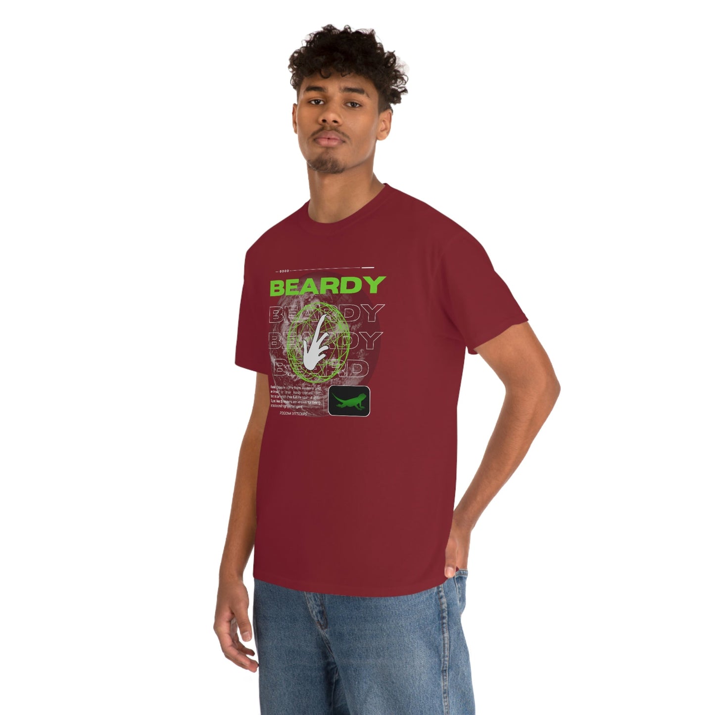 Perspective Beardy II Heavy Cotton T-Shirt