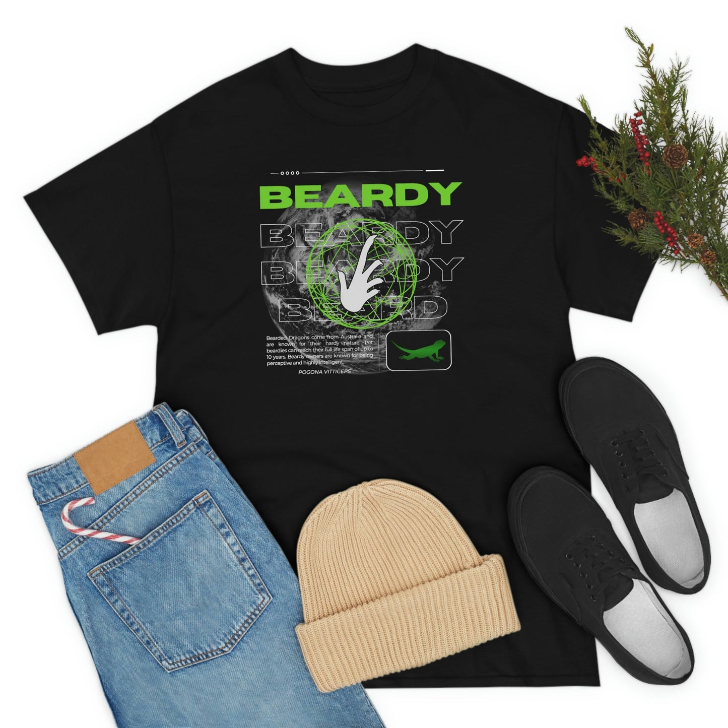 Perspective Beardy II Heavy Cotton T-Shirt