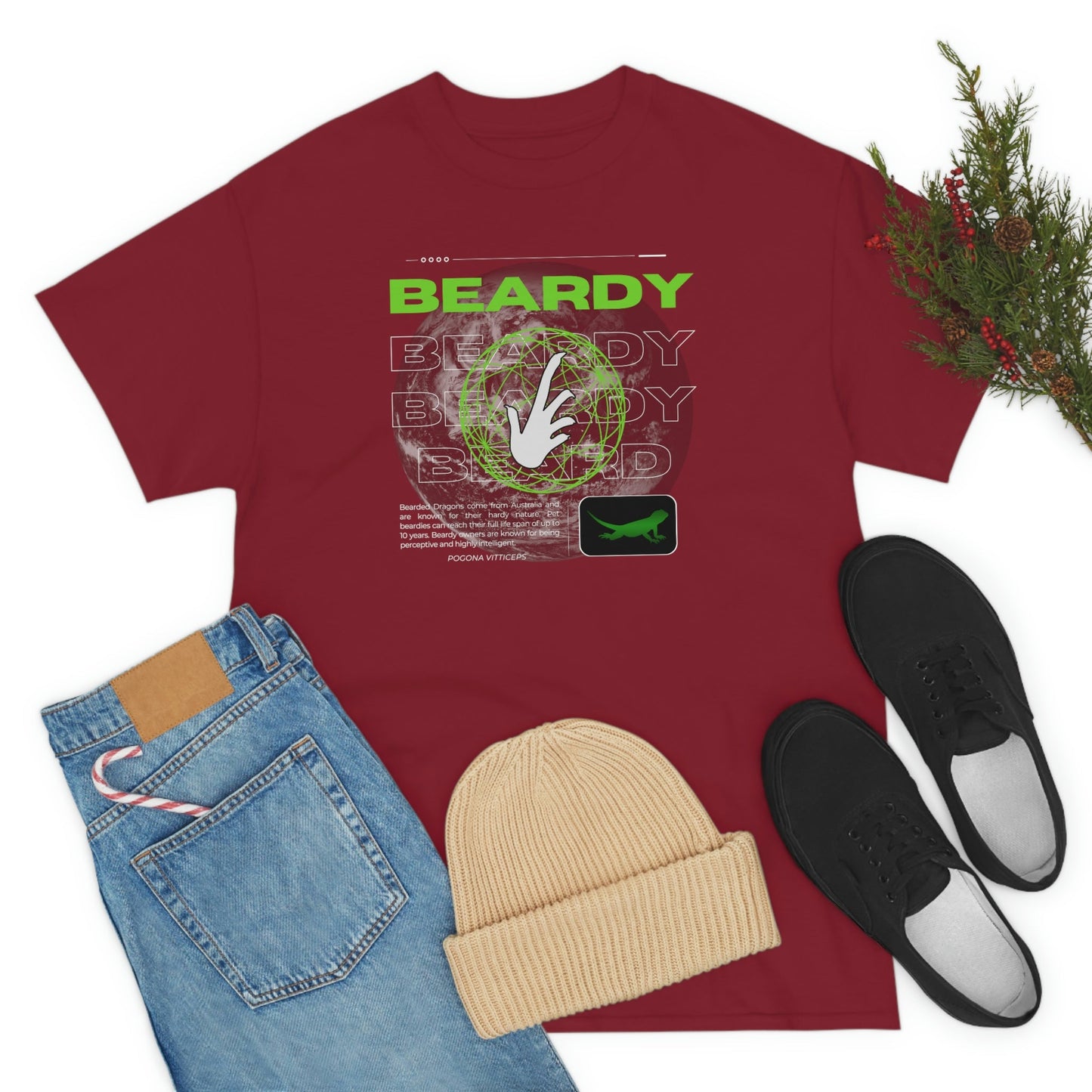 Perspective Beardy II Heavy Cotton T-Shirt
