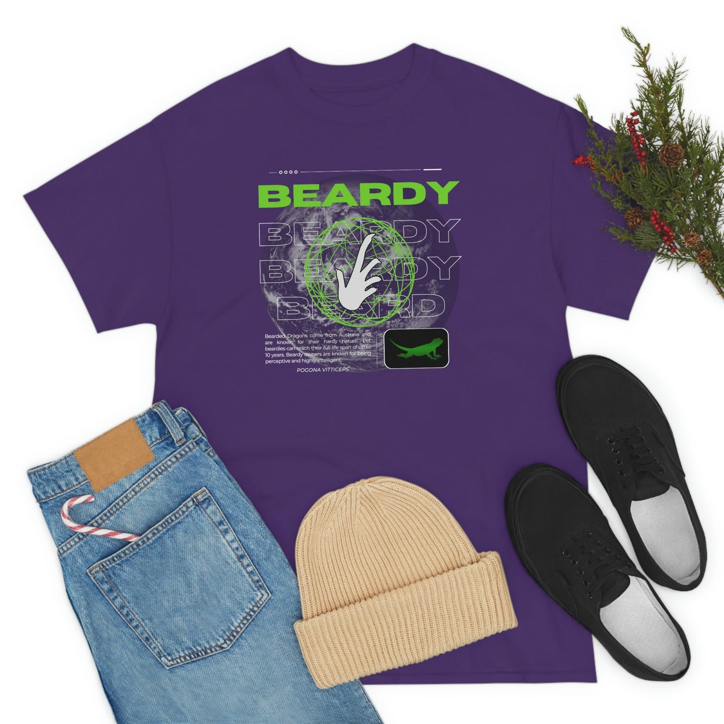 Perspective Beardy II Heavy Cotton T-Shirt